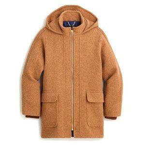 J Crew Swing Coat in Italian Stadium-Cloth Wool